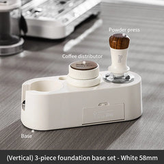 BINCOO Espresso Tamping Base 51-58mm Adjustable Portafilter Holder Distributor Stand