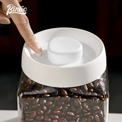 Bincoo 1200ml Glass Vacuum Sealed Coffee Canister