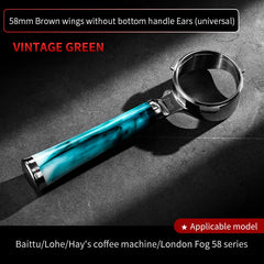 58mm 2-Ear Bottomless Portafilter, Stainless Steel