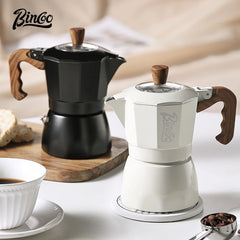Bincoo Double-Valve Mocha Pot Electric Stove Set