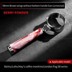 58mm 2-Ear Bottomless Portafilter, Stainless Steel