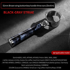 58mm 2-Ear Bottomless Portafilter, Stainless Steel