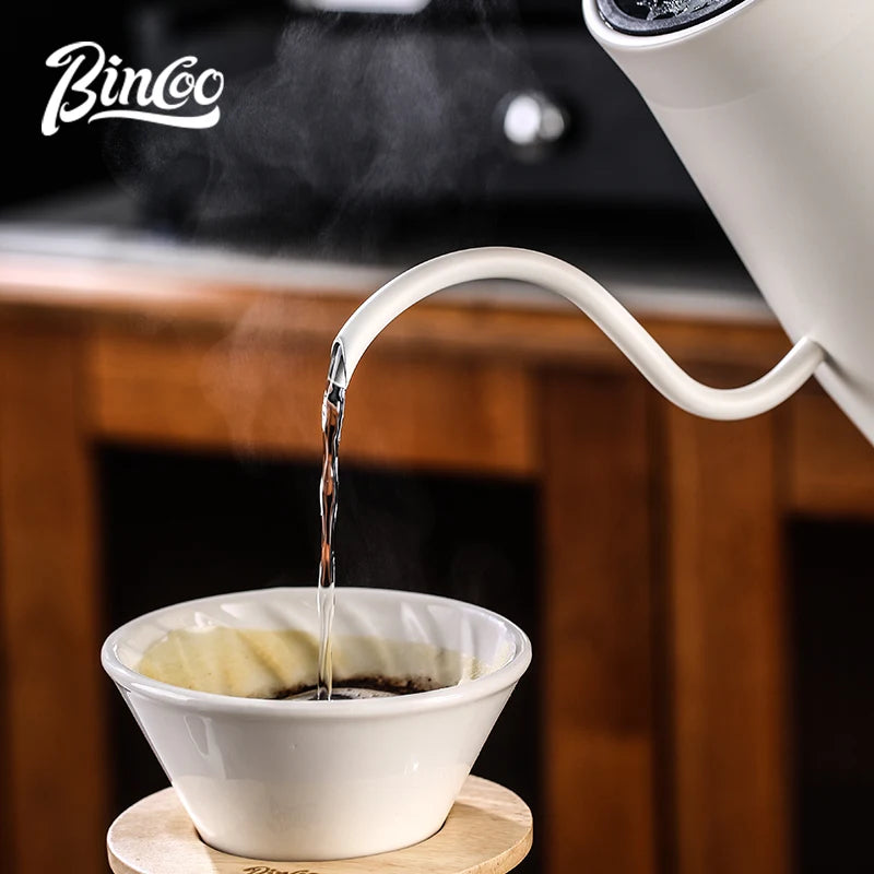 0.8L Swan Neck Coffee Kettle, Temp Control, 220V 1350W