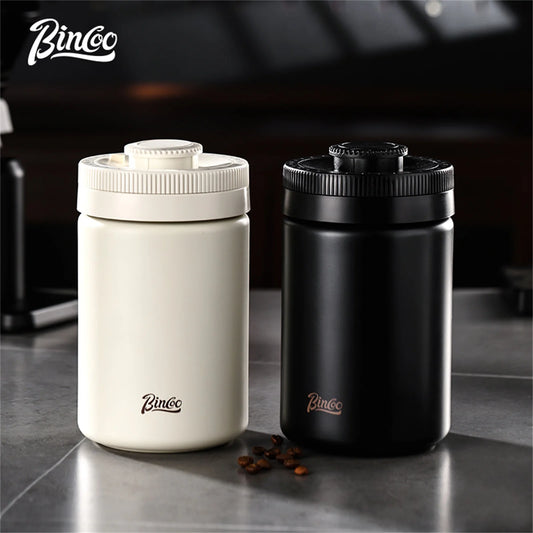 Bincoo Stainless Steel Vacuum Sealed Coffee Canister