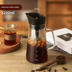 BINCOO Cold Brew Coffee Maker with Removable Stainless Steel Filter