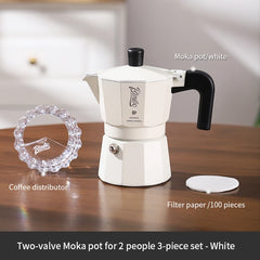 Bincoo Double-Valve Moka Pot with Electric Ceramic Heater 220V 500W