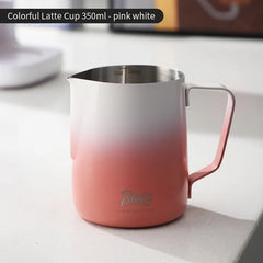 350/600ML Milk Frothing Pitcher – 304 Stainless Steel Latte Jug with Precision Scale