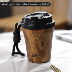 Bincoo 500ml Wood Thermal Cup