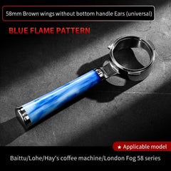 58mm 2-Ear Bottomless Portafilter, Stainless Steel