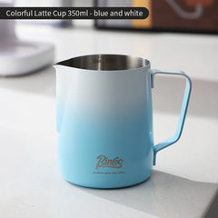 350/600ML Milk Frothing Pitcher – 304 Stainless Steel Latte Jug with Precision Scale