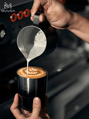 MUVNA 260/450ml Insulated SS Vacuum Flask, Hot/Cold Travel Coffee Mug