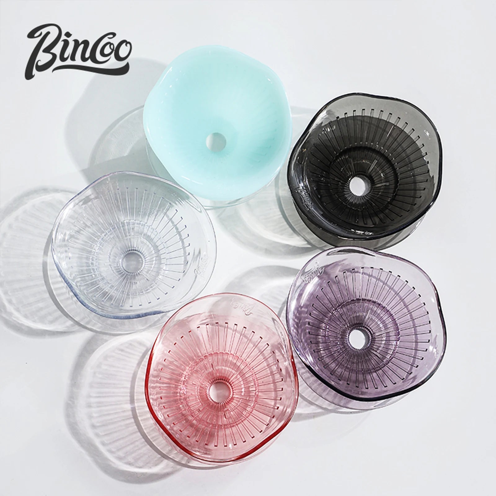 Bincoo Reusable V60 Coffee Filter Dripper V01/V02 with 50pcs Filter Paper