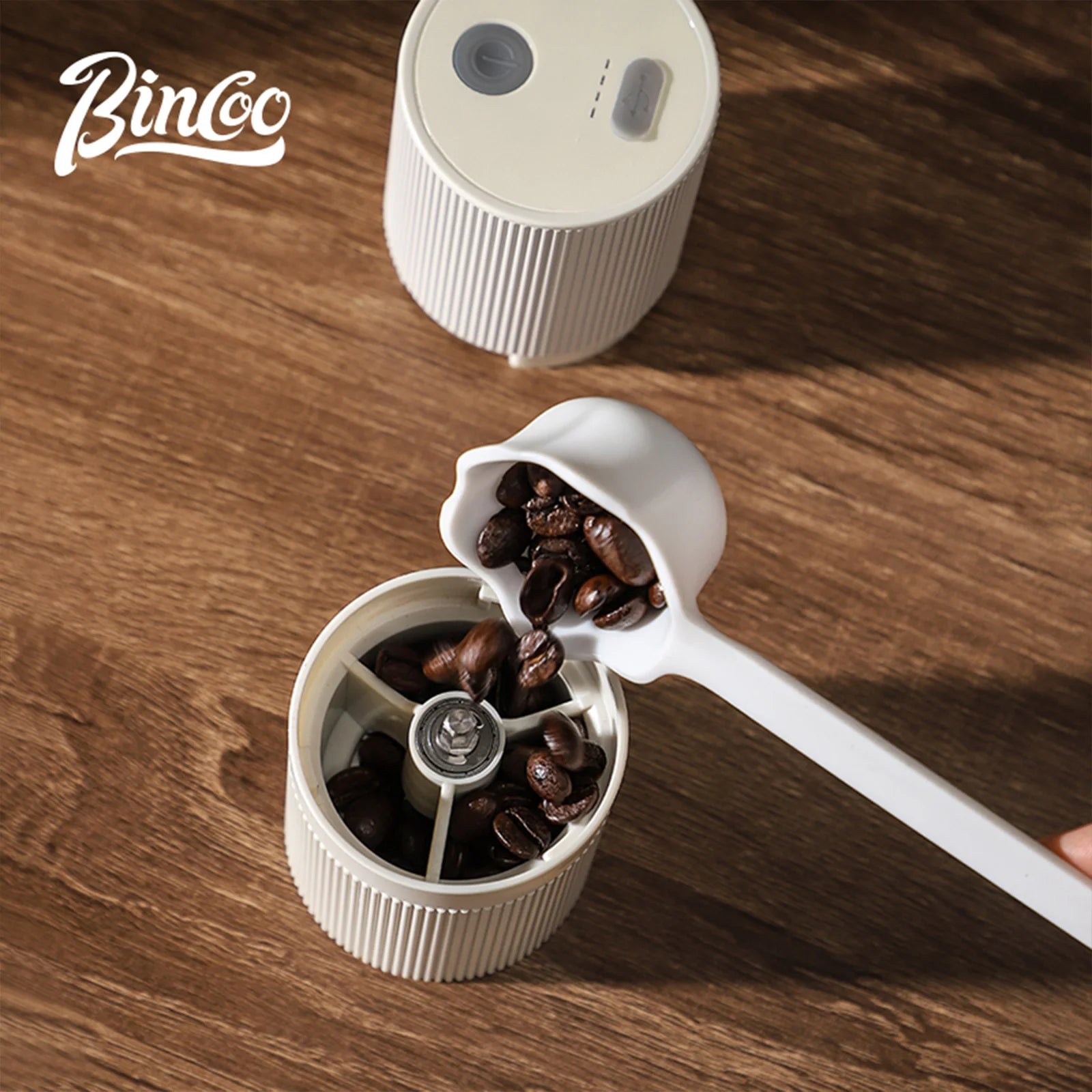 Bincoo Portable USB Electric Coffee Grinder Adjustable Rechargeable