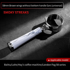 58mm 2-Ear Bottomless Portafilter, Stainless Steel