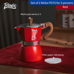 Bincoo Single-Valve Stovetop Moka Pot