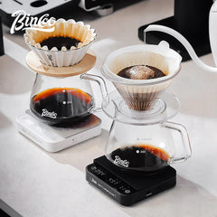 BINCOO Mini Rechargeable Coffee Scale with Timer (2kg/0.3g, Espresso & Pour-Over)