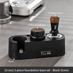 BINCOO Espresso Tamping Base 51-58mm Adjustable Portafilter Holder Distributor Stand
