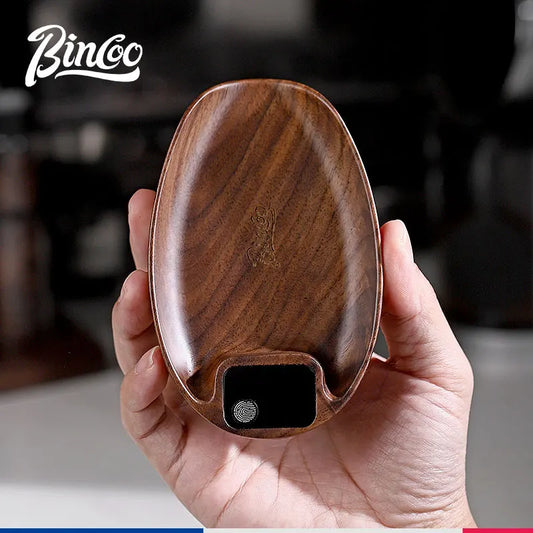 Bincoo Intelligent Coffee Scale (0.1g Precision, Rechargeable, Bean Plate)