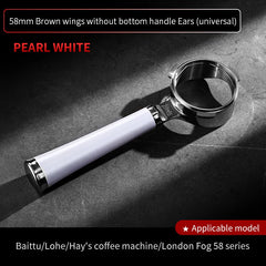 58mm 2-Ear Bottomless Portafilter, Stainless Steel