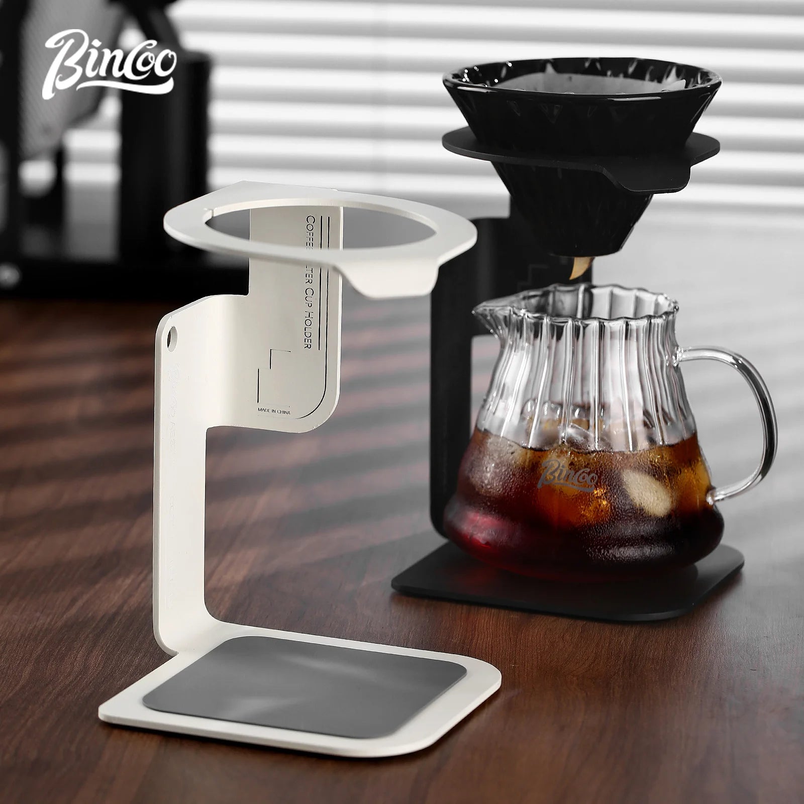 Bincoo Stainless Steel Coffee Drip Stand for Pour Over Brewing