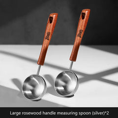 Rosewood 304 Stainless Steel Long-Handle Coffee Spoon