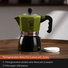 Bincoo Double-Valve Moka Pot - MAny Colors