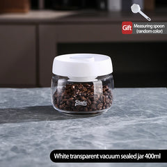 Bincoo Glass Vacuum Sealed Coffee Storage Jar