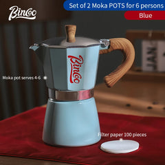 Bincoo Single-Valve Stovetop Moka Pot
