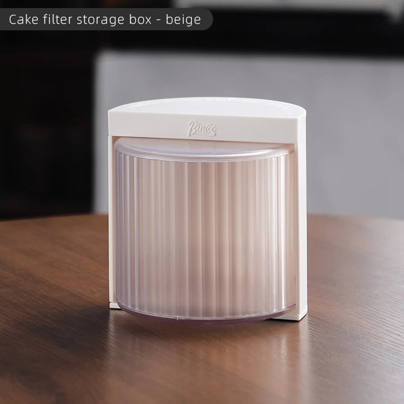 Bincoo Cake-Shaped Coffee Filter Paper Storage Box