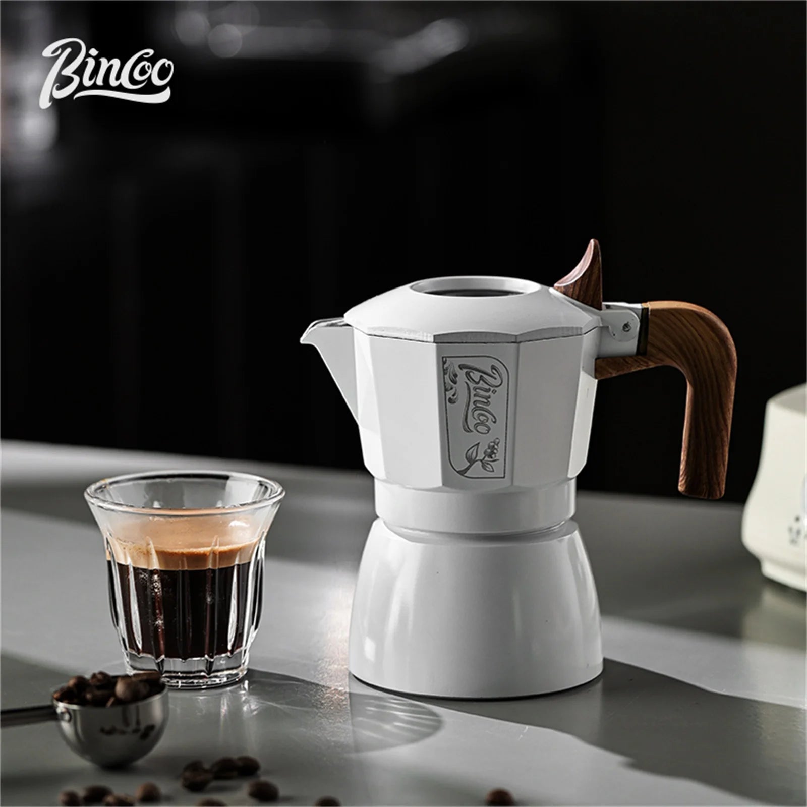 incoo Dual-Valve Moka Pot Espresso Maker Set