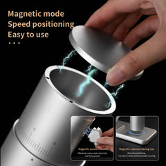 Electric Coffee Bean Grinder, Aluminum Alloy with Titanium Conical Burr