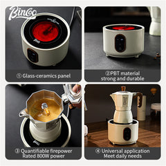 Bincoo Electric Ceramic Stove Mini Heating Base 800W