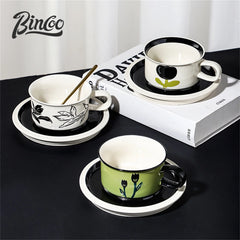 Style Hand-painted Ceramic Coffee Cup