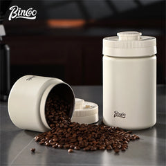 Bincoo Stainless Steel Vacuum Sealed Coffee Canister