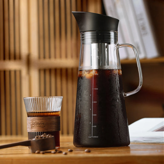 BINCOO Cold Brew Coffee Maker with Removable Stainless Steel Filter
