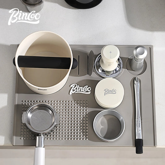 BINCOO PVC Coffee Tamping Mat, 51/58mm Portafilter Storage Pad