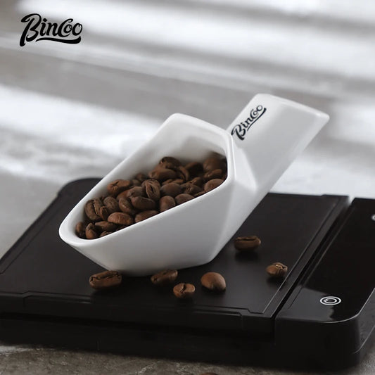 20g Ceramic Coffee Bean Spoon and Weighing Saucer