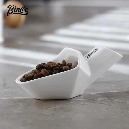 20g Ceramic Coffee Bean Spoon and Weighing Saucer