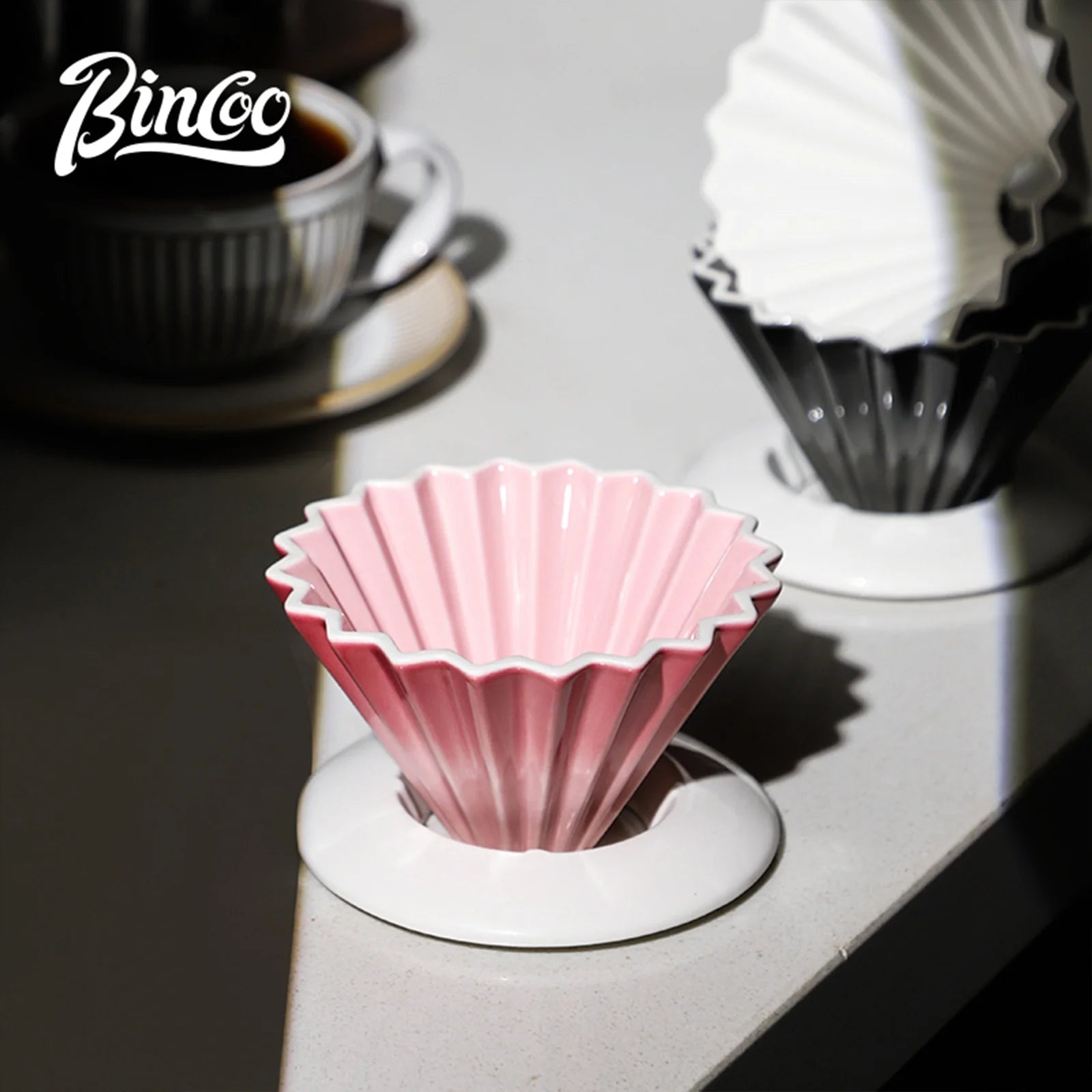 BINCOO Reusable Ceramic Coffee Dripper