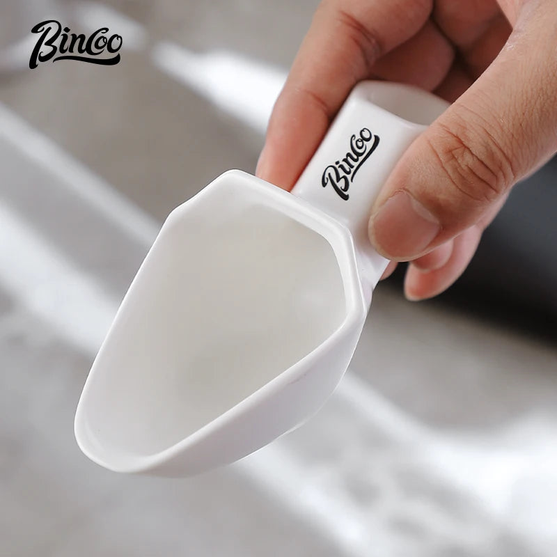 20g Ceramic Coffee Bean Spoon and Weighing Saucer
