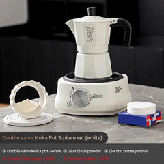 Bincoo Double-Valve Coffee Moka Pot 4,5 pcs