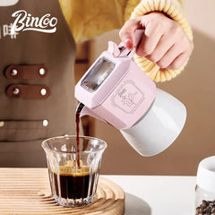 Bincoo Double-Valve Aluminum Moka Pot