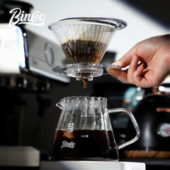 Bincoo Reusable V60 Coffee Filter Dripper V01/V02 with 50pcs Filter Paper