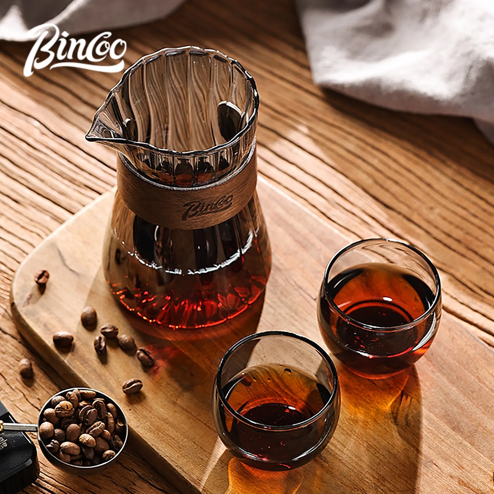 500ml Glass Pour Over Coffee Maker Set with Carafe and Filter