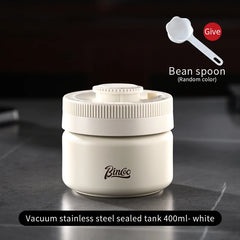 Bincoo Stainless Steel Vacuum Sealed Coffee Canister