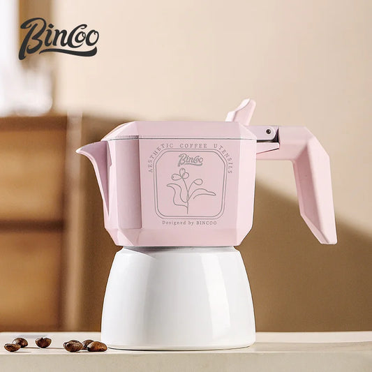 Bincoo Double-Valve Aluminum Moka Pot