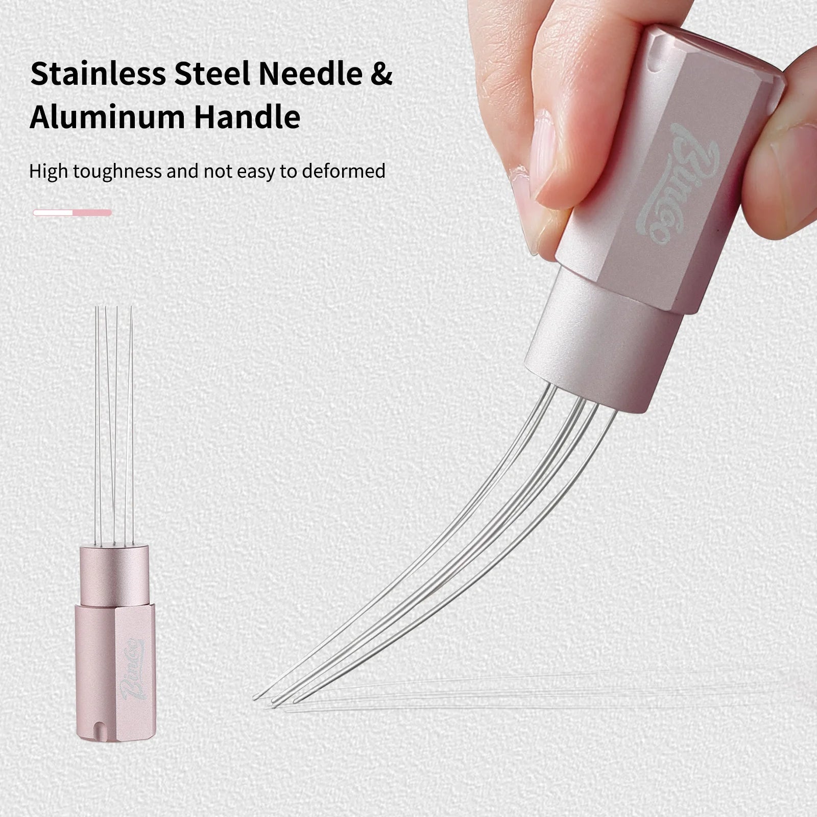 Bincoo Coffee Stainless Steel Magnetic Espresso Loose Powder Needle