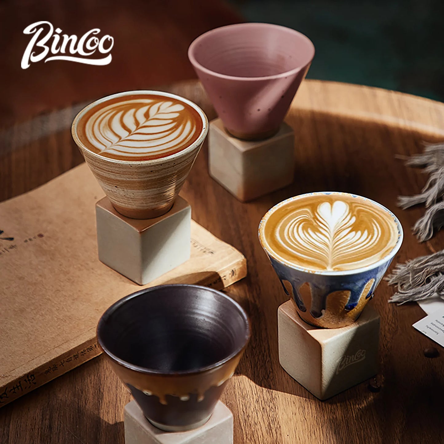 1PC Japanese Style Retro Ceramic Coffee Cup