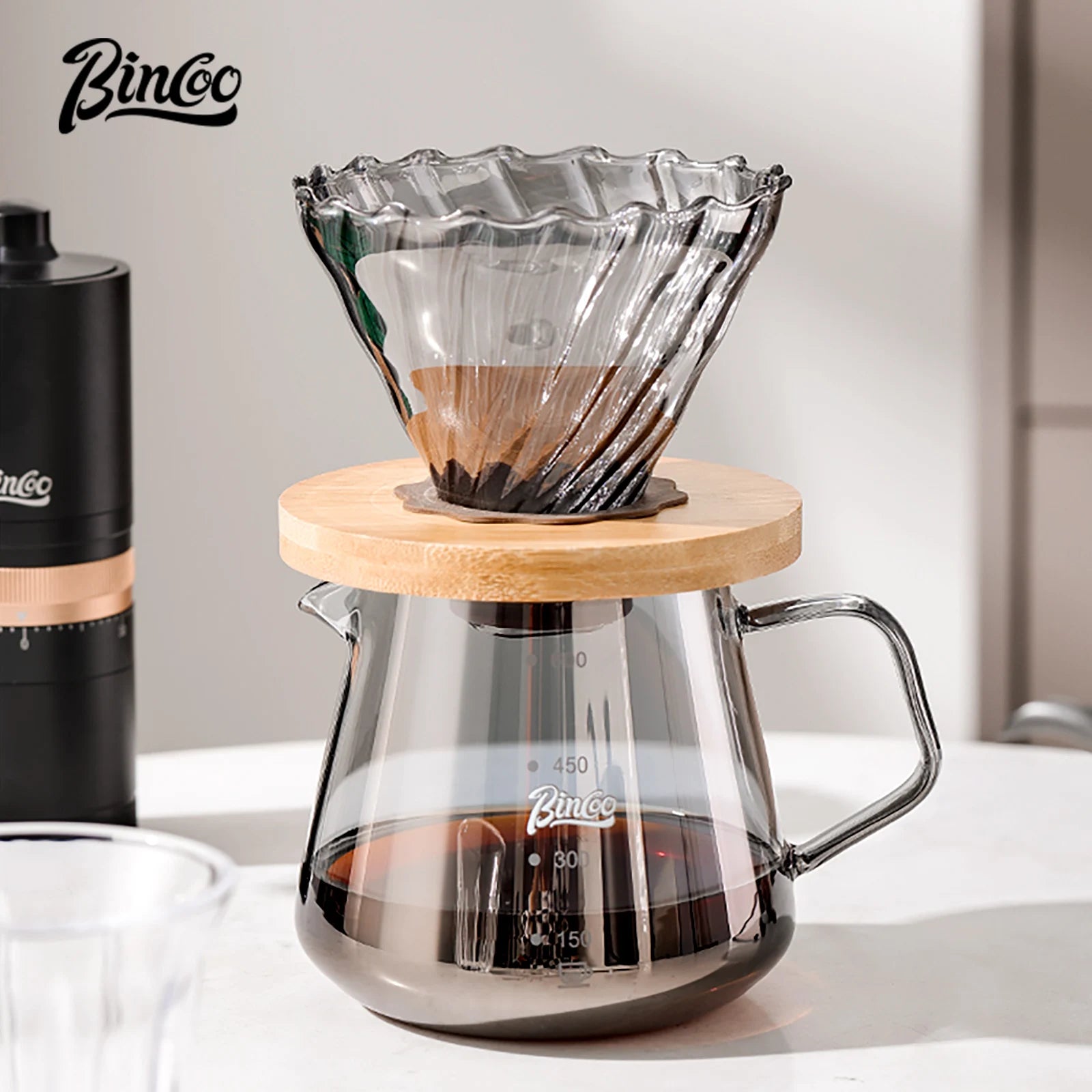 COFISUKI 600ml Pour Over Coffee Maker