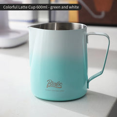 350/600ML Milk Frothing Pitcher – 304 Stainless Steel Latte Jug with Precision Scale